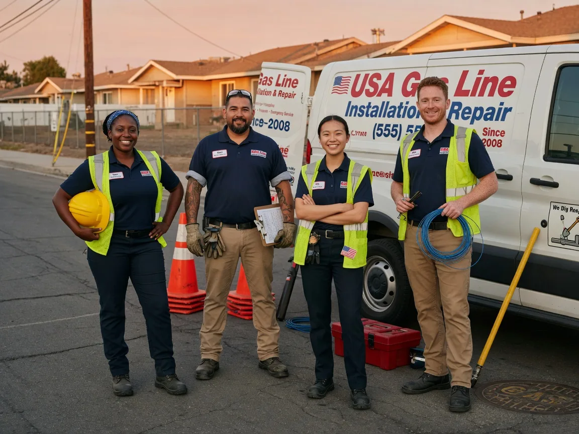 Gas Line Installation company in Lineville, IA